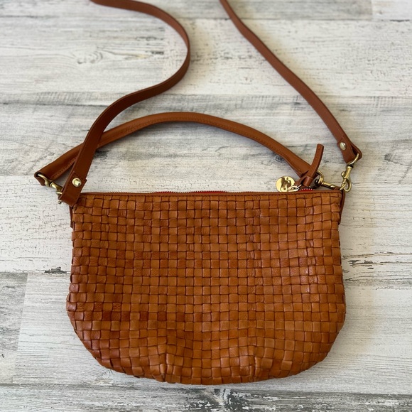 Clare V Petit Moyen Natural Woven Checker - Picture 2 of 8